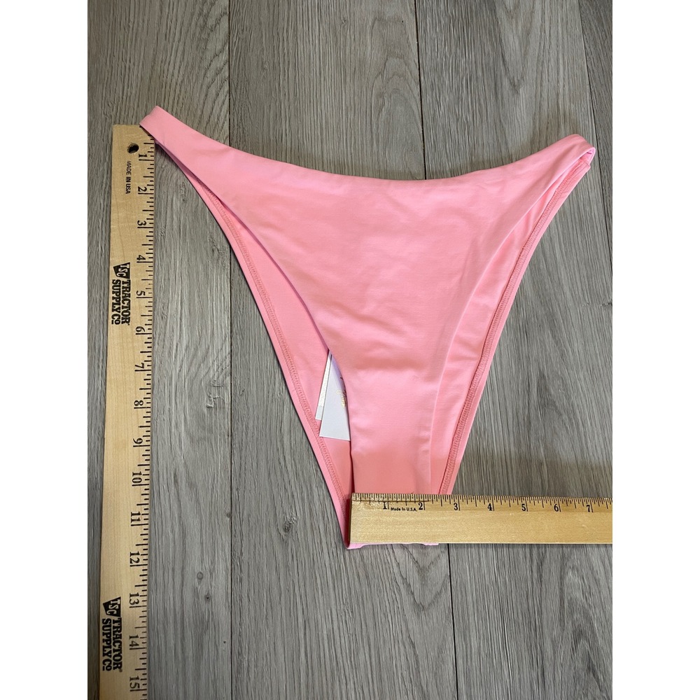 L Space x Jamie Van Slooten Leilani Bitsy Bikini Bottom Pink Large - Picture 8 of 11
